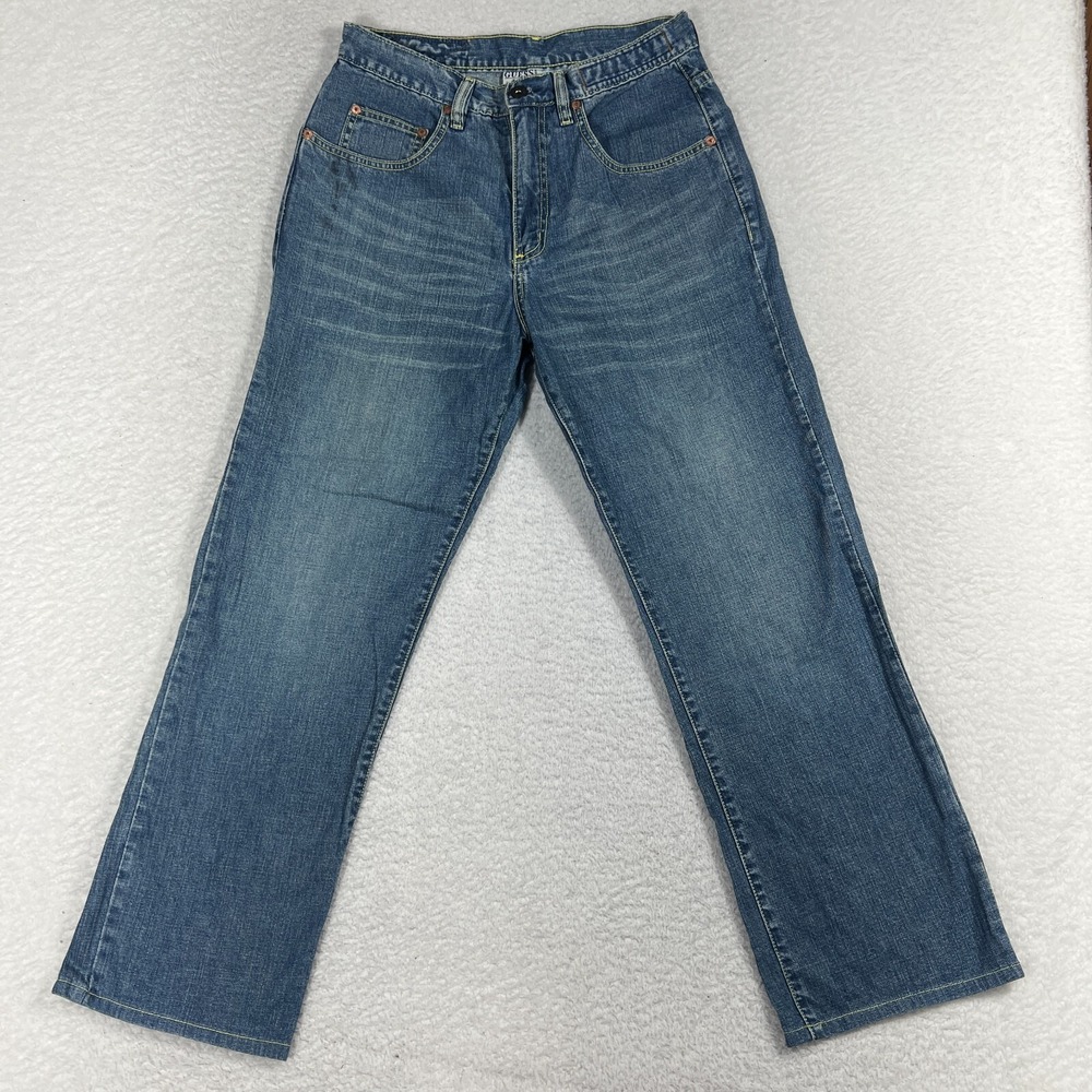 GUESS JEANS 100% COTTON 30 (27.5x27") MADE IN USA VINTAGE JEANS MZ1763481